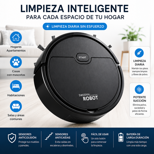 Aspiradora Robot Inteligente con envío gratis
